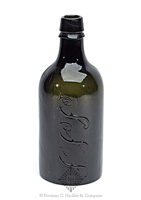 "Saratoga Seltzer Spring Co / (Spouting Spring) / Saratoga. N.Y." - "SSS" Mineral Water Bottle, T #S-50B