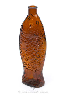 "Doctor / Fisch's Bitters" - "W. H. Ware / Patented 1866" Figural Bitters Bottle, R/H #F-44