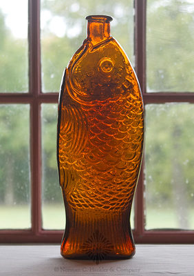 "Doctor / Fisch's Bitters" - "W. H. Ware / Patented 1866" Figural Bitters Bottle, R/H #F-44