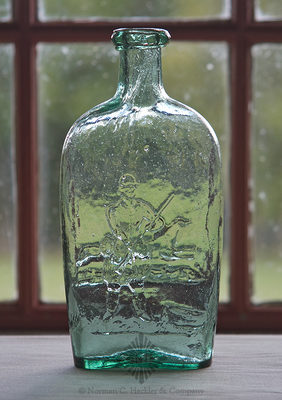 Hunter - Hound Pictorial Flask, GXIII-7