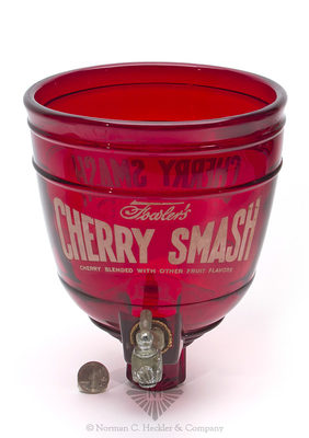 "Fowler's / Cherry Smash / Cherry Blended With Other Fruit Flavors" Soda Fountain Dispenser