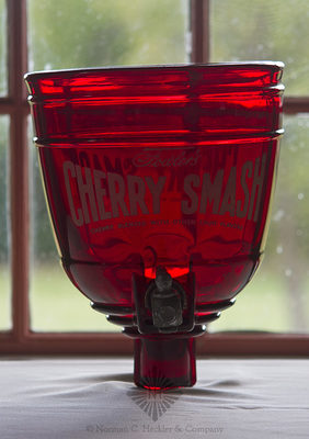 "Fowler's / Cherry Smash / Cherry Blended With Other Fruit Flavors" Soda Fountain Dispenser