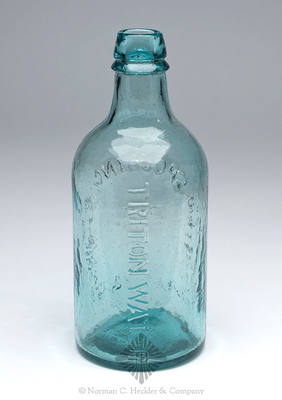 "Triton Spouting Spring / T / Saratoga N.Y." - "Triton Water" Mineral Water Bottle, T #S-55B