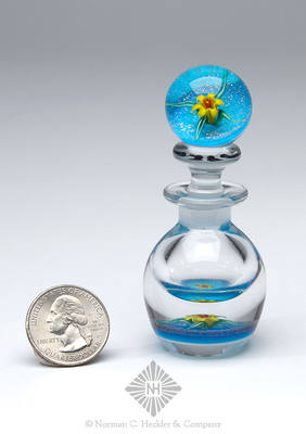Charles Kaziun, Jr. Spider Lily Perfume Bottle
