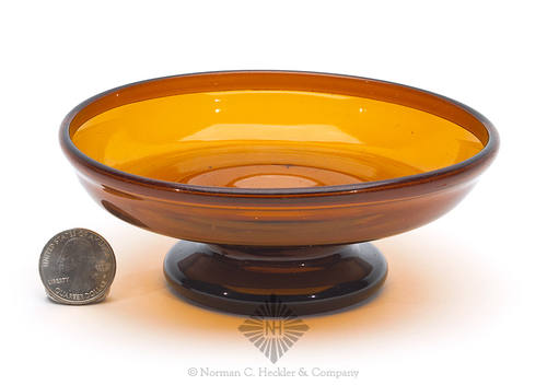 Freeblown Footed Bowl, Similar in form and construction to McK plate 68, #15