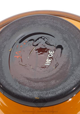 Freeblown Footed Bowl, Similar in form and construction to McK plate 68, #15