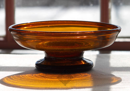 Freeblown Footed Bowl, Similar in form and construction to McK plate 68, #15