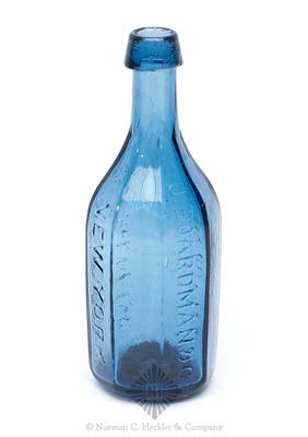 "J. Boardman & Co. / New York / Mineral Waters / This Bottle / Is Never Sold" Soda Water Bottle