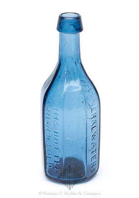 "J. Boardman & Co. / New York / Mineral Waters / This Bottle / Is Never Sold" Soda Water Bottle