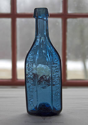 "J. Boardman & Co. / New York / Mineral Waters / This Bottle / Is Never Sold" Soda Water Bottle
