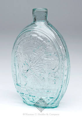 Masonic Arch And Emblems - Eagle And "T.W.D." Historical Flask, GIV-37