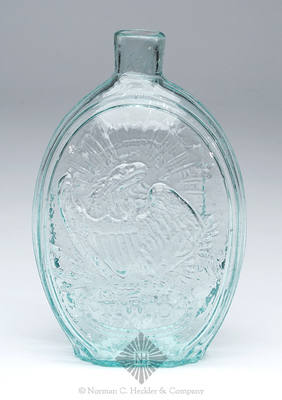 Masonic Arch And Emblems - Eagle And "T.W.D." Historical Flask, GIV-37