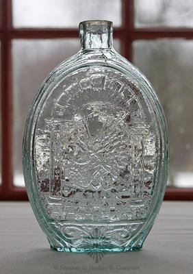 Masonic Arch And Emblems - Eagle And "T.W.D." Historical Flask, GIV-37