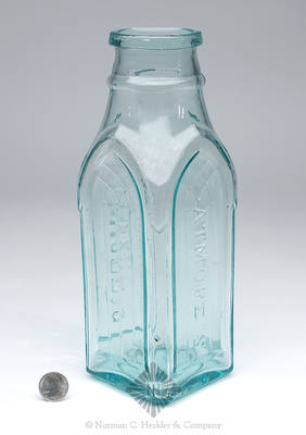 "Atmore's / Atmore's" Cathedral Pickle Bottle, Z pg. 32, right