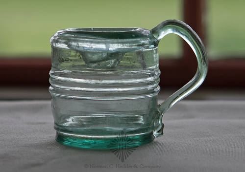 Mold Blown Handled Inkwell, Similar in form and construction to C #1367