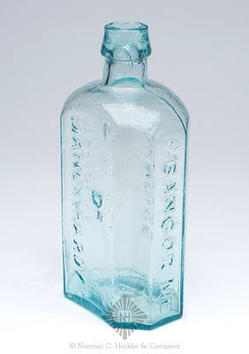 "Dr. / Manly Hardy's / Genuine / Jaundice / Bitters / Bangor ME." Bottle, R/H #H-35