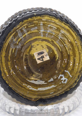 Blown Three Mold Inkwell, GII-18E