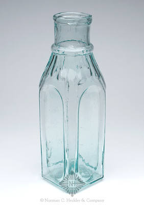 Cathedral Pickle Bottle, Similar to Z pg. 453, top left