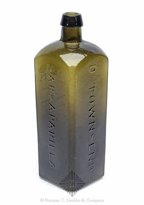 "Dr. Townsend's / Sarsaparilla / Albany / N.Y." Medicine Bottle, AAM pg. 521