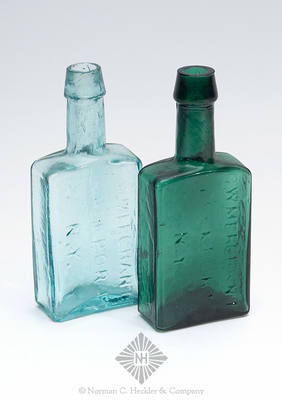 Two "G. W. Merchant / Lockport / N.Y." Medicine Bottles, AAM pg. 350