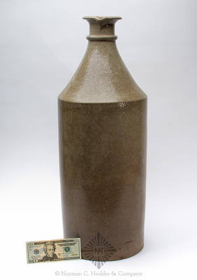 Large "Carter's Inks" - "EH Merrill Co / Akron O" Stoneware Master Ink Bottle, Similar in form and construction to C #1015