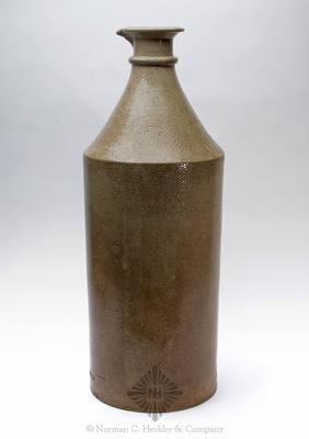 Large "Carter's Inks" - "EH Merrill Co / Akron O" Stoneware Master Ink Bottle, Similar in form and construction to C #1015