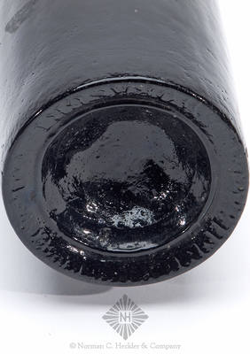 "W Leman / Chard. / 1771." Sealed Wine Bottle, ASB pg. 746