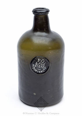"P.G. / & Old / Bristol / Porter Co." Sealed Wine Bottle, RD pg. 161