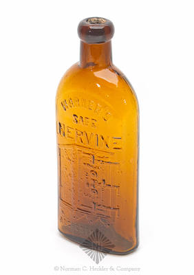 "Warner's / Safe / Nervine / (Safe) / Rochester N.Y." Medicine Bottle, AAM pg. 549