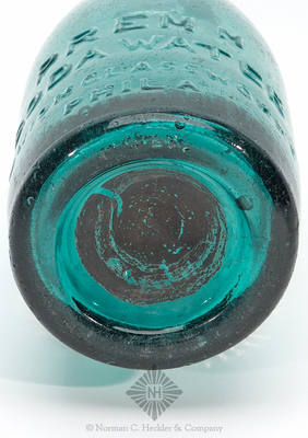 "W. Eagle / Vestry Varick, / & Canal St,s" - "Prem,m / Soda Water / Union Glass Works / Phila" Soda Water Bottle