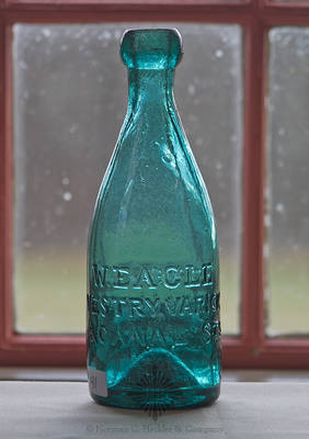"W. Eagle / Vestry Varick, / & Canal St,s" - "Prem,m / Soda Water / Union Glass Works / Phila" Soda Water Bottle