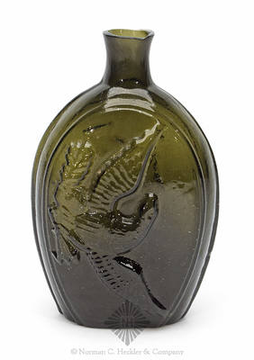 Horse And Cart - Eagle Historical Flask, GV-9