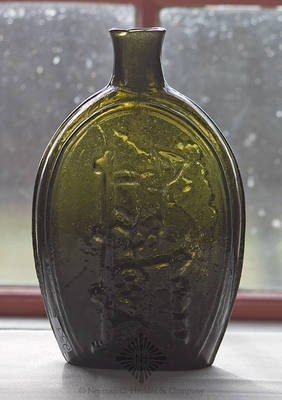 Horse And Cart - Eagle Historical Flask, GV-9