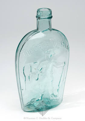 Trapper And "The Great Western" - Stag Pictorial Flask, GX-30