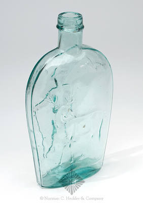 Trapper And "The Great Western" - Stag Pictorial Flask, GX-30