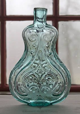 "JR & Son" Scroll Flask, GIX-43