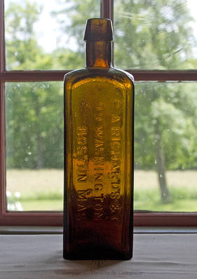 "C.A. Richards & Co / 99 Washington St / Boston Mass." Whiskey Bottle, Similar in form and construction to L/P plate 11, row 3, #7
