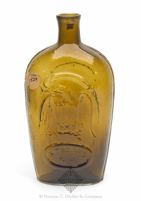 Eagle And "Granite / Glass Co." - Eagle And "Stodard / NH" Historical Flask, GII-80 and H color plate IV, #1529