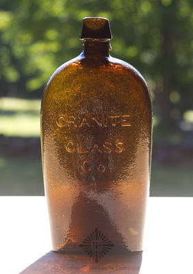 "Granite / Glass / C.o" - "Stoddard / NH" Lettered Flask, GXV-6