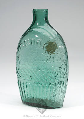 "Murdock / & / Cassel" - "Zanesville / Ohio" Lettered Flask, GX-14
