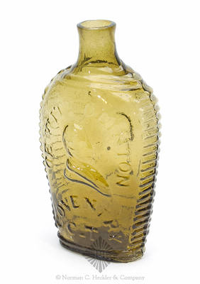 "Lafayette" And Bust - "De Witt Clinton" And Bust Portrait Flask, GI-80