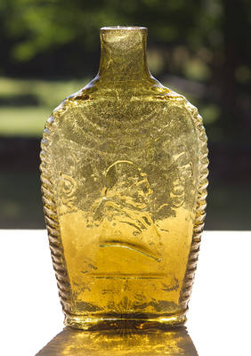 "Lafayette" And Bust - "De Witt Clinton" And Bust Portrait Flask, GI-80