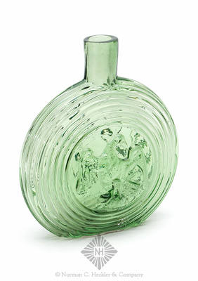 Concentric Ring Eagle - Concentric Ring Eagle Historical Flask, GII-76a