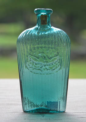 Eagle - "Louisville / KY / Glass Works" Historical Flask, GII-33