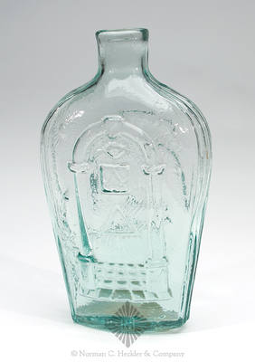 Masonic Arch And Emblems - Eagle And "NEG / Co" Historical Flask, GIV-27