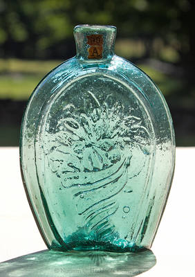 Cornucopia - Urn Pictorial Flask, GIII-13