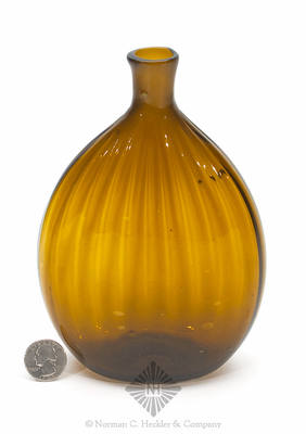 Pattern Molded Flask, H #2148