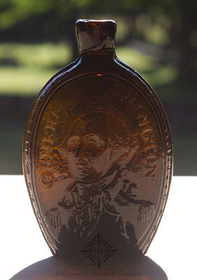 "General Washington" And Bust - "E Pluribus Unum / T.W.D" And Eagle Portrait Flask, GI-14