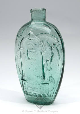Masonic Arch And Emblems - Eagle And "1829" Historical Flask, GIV-23