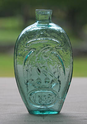 Masonic Arch And Emblems - Eagle And "1829" Historical Flask, GIV-23